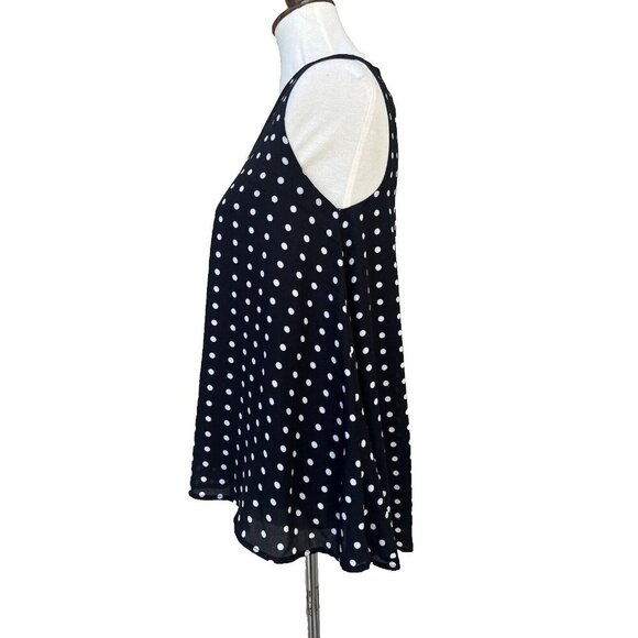 Philosophy Apparel Womens Printed Keyhole Swing Sleeveless Blouse Size S - Picture 13 of 16